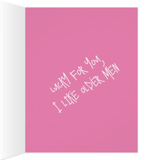 特別パーソナライズされた80おもしろい歳の誕生日 (内側(右))