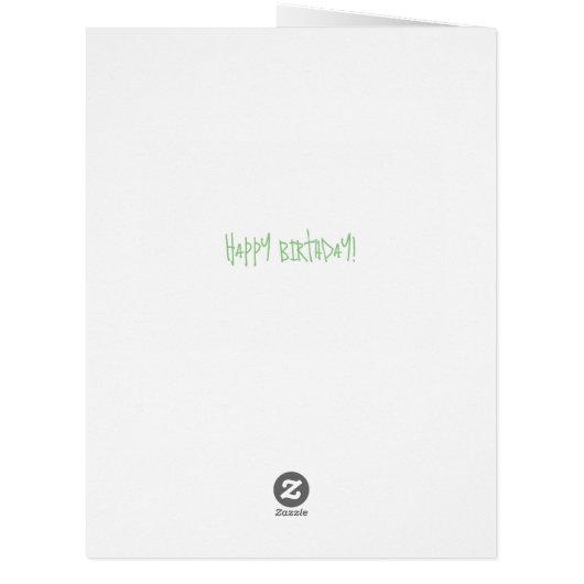 特別パーソナライズされた80おもしろい歳の誕生日 (裏面)