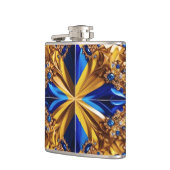 特別フラスコとスウェーデンカラーデザイン フラスク (左)