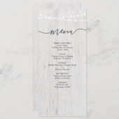 特別メニュー | ロマン素朴チック メニュー (正面/裏面)