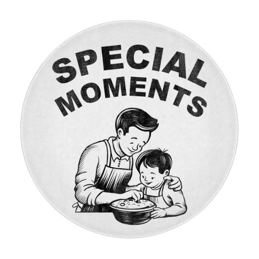 特別モーメント父の日 カッティングボード (正面)