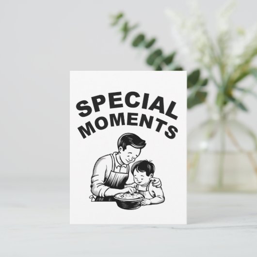 特別モーメント父の日 ポストカード (スタンド正面)