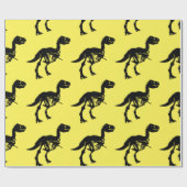 特別ユニークな恐竜の骨格の包み紙 ラッピングペーパー (フラット)