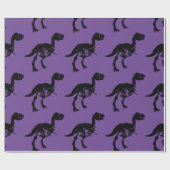 特別ユニークな恐竜の骨格の包み紙 ラッピングペーパー (フラット)
