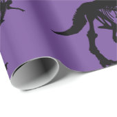 特別ユニークな恐竜の骨格の包み紙 ラッピングペーパー (ロールコーナー)