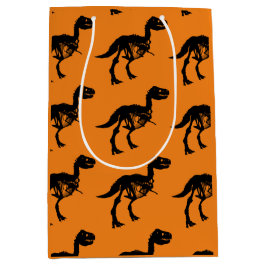 特別ユニークな恐竜の骨格抱き枕 ミディアムペーパーバッグ