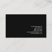 特別ユニークフローラダマスクトレンディー 名刺 (裏面)