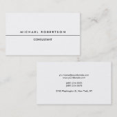 特別ユニーク白黒澄ん独占的 名刺 (正面/裏面)