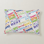 特別ユニーク100歳の誕生日パーティギフト アクセントクッション (裏面)