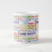 特別ユニーク100歳の誕生日パーティギフト ジャンボコーヒーマグカップ (正面)