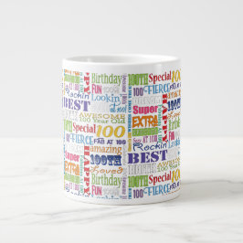 特別ユニーク100歳の誕生日パーティギフト ジャンボコーヒーマグカップ