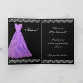 特別依頼 – 結婚式招待状パープルゴーンズ 招待状 (内部)
