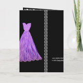 特別依頼 – 結婚式招待状パープルゴーンズ 招待状 (裏面)