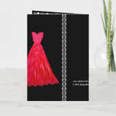 特別依頼 – 結婚式招待状レッドゴーンズ 招待状 (裏面)