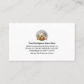 特別便利看板ホーム修理 名刺 (裏面)