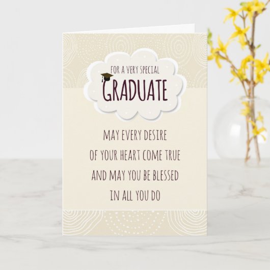 特別卒園祝い カード (黄色い花)