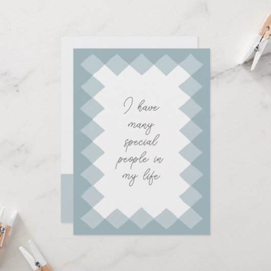 特別友ユーモアのある人 カード (正面/裏面インサイチュ)