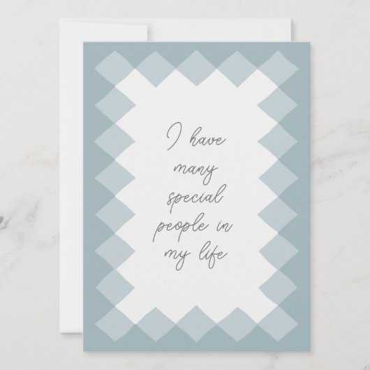 特別友ユーモアのある人 カード (正面)