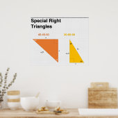 特別右三角形の数式ポスター ポスター (キッチン)