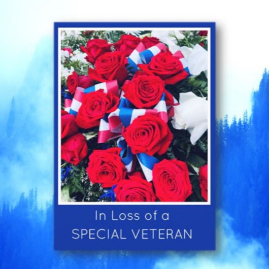 特別同情カードを失った退役軍人 サンキューカード