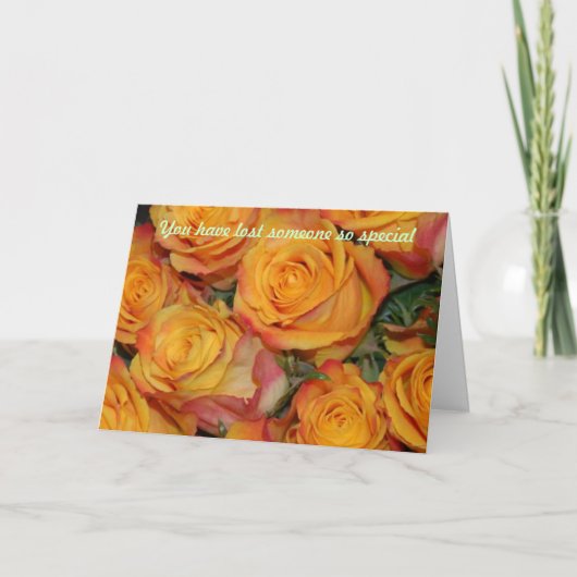 特別失ったな人がいる カード (正面)