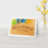 「特別女性労働者退職者」カード カード (黄色い花)