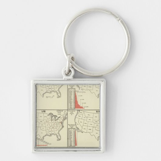 特別学校統計 キーホルダー (正面)