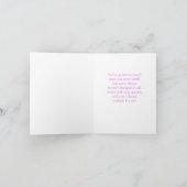 特別孫娘ピンクグレーチューリップカード シーズンカード (内部)