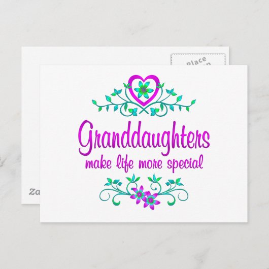 特別孫娘 ポストカード (正面/裏面)