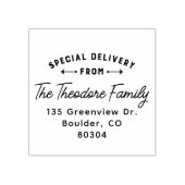 特別差出人住所 ラバースタンプ (インプリント)