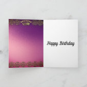 特別年パーソナライズされた齢誕生日カード カード (内部)