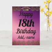 特別年パーソナライズされた齢誕生日カード カード (黄色い花)