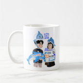 特別弁護士ウーKdrama – ホエールカップル コーヒーマグカップ (左)