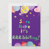 特別息子の4番目の誕生日 サンキューカード (裏面)