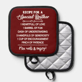 特別感動的な兄弟のレシピ 鍋敷き (正面/裏面)