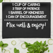 特別感動的な女神のためのレシピ キッチンタオル (折り畳み)