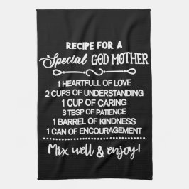 特別感動的な女神のためのレシピ キッチンタオル