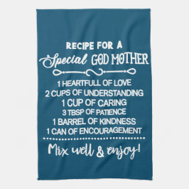 特別感動的な女神のためのレシピ キッチンタオル