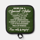 特別感動的な妹のためのレシピ 鍋敷き (正面)
