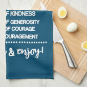 特別感動的な神のレシピ キッチンタオル (四つ折り)