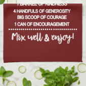 特別感動的な神のレシピ キッチンタオル (折り畳み)