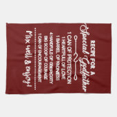 特別感動的な神のレシピ キッチンタオル (横)