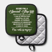 特別感動的な義父のレシピ 鍋敷き (正面/裏面)