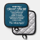 特別感動的な義父のレシピ 鍋敷き (正面/裏面)