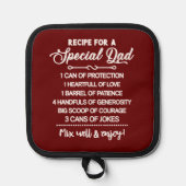 特別感動的パパのレシピ 鍋敷き (正面)