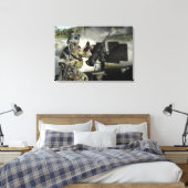 特別戦の戦闘機クレウマン2 キャンバスプリント (インサイチュ (寝室))