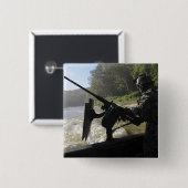 特別戦の戦闘艦クレウマン 缶バッジ (正面&裏面)