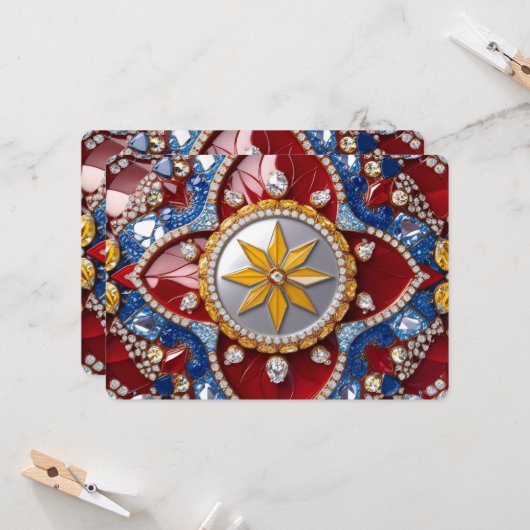 特別招待状とコロンビアデザイン 招待状 (正面/裏面インサイチュ)