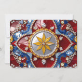 特別招待状とコロンビアデザイン 招待状 (裏面)