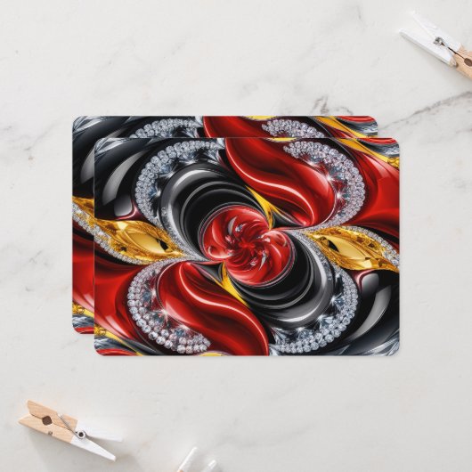 特別招待状とドイツデザイン 招待状 (正面/裏面インサイチュ)